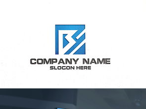数字时代的大气风范 b字母logo在电子行业的设计创新与素材下载指南